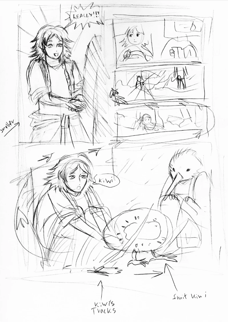 Sketch by Marusia Pazukhina