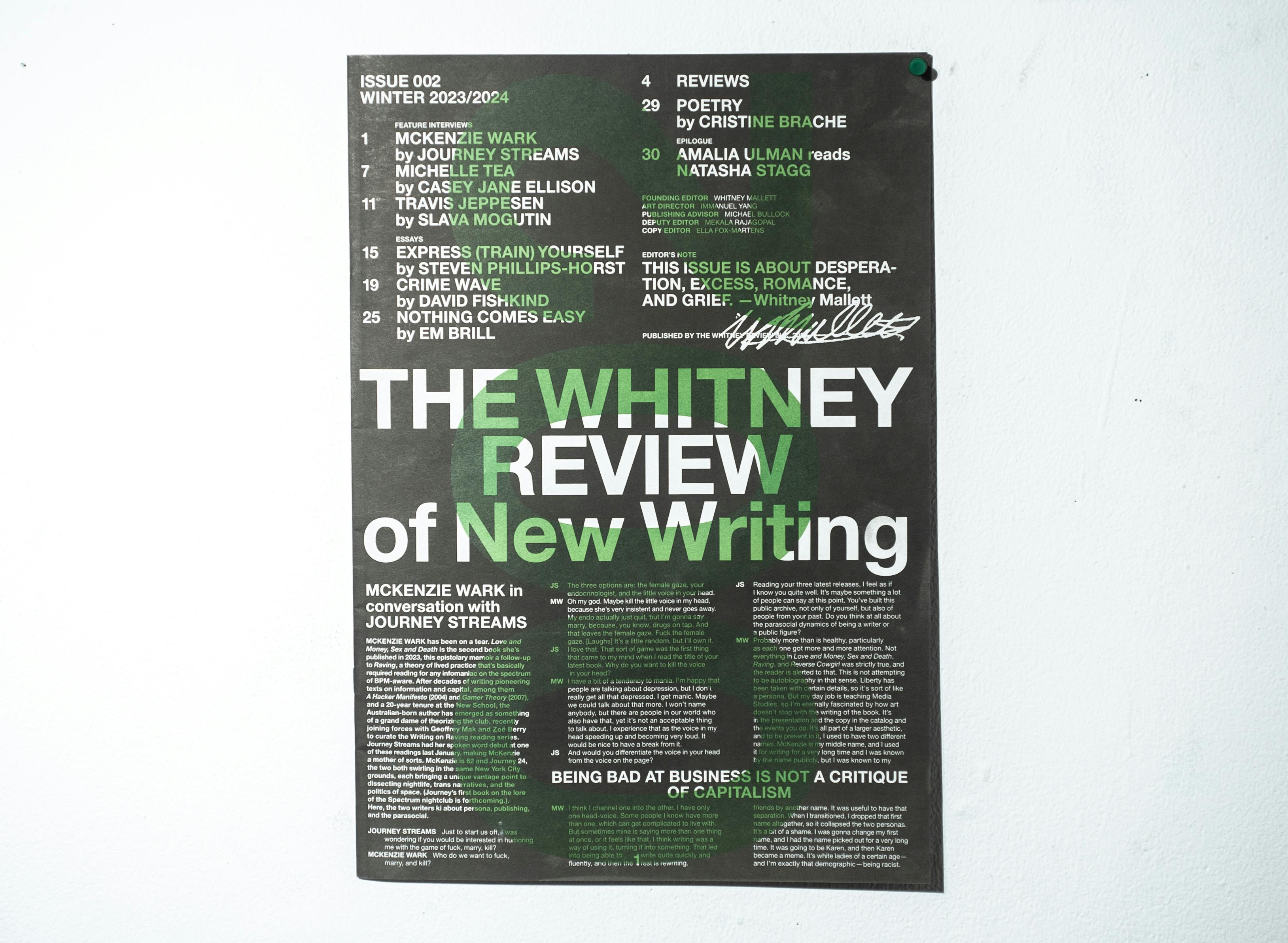The Whitney Review (ISSUE 002)
