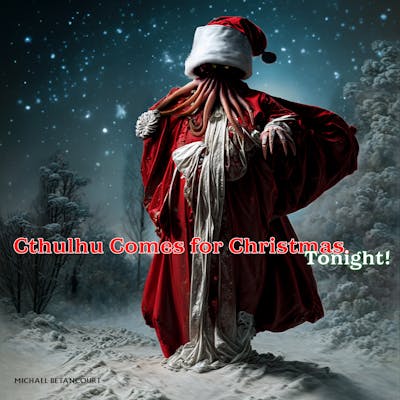 Cthulhu Comes For Christmas — media art work by Michael Betancourt