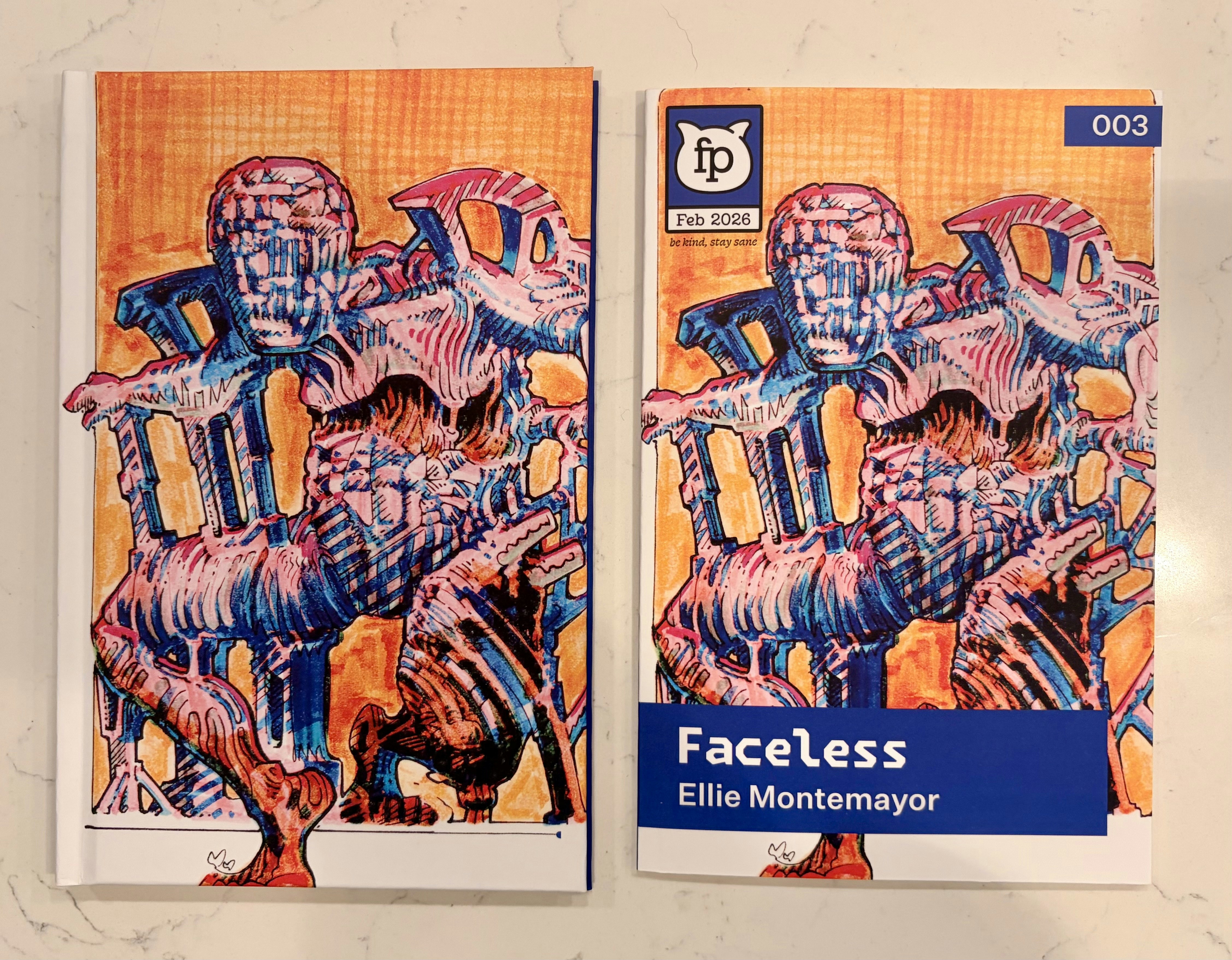 LE Hardcover (w/o dust jacket) and Paperback side-by-side