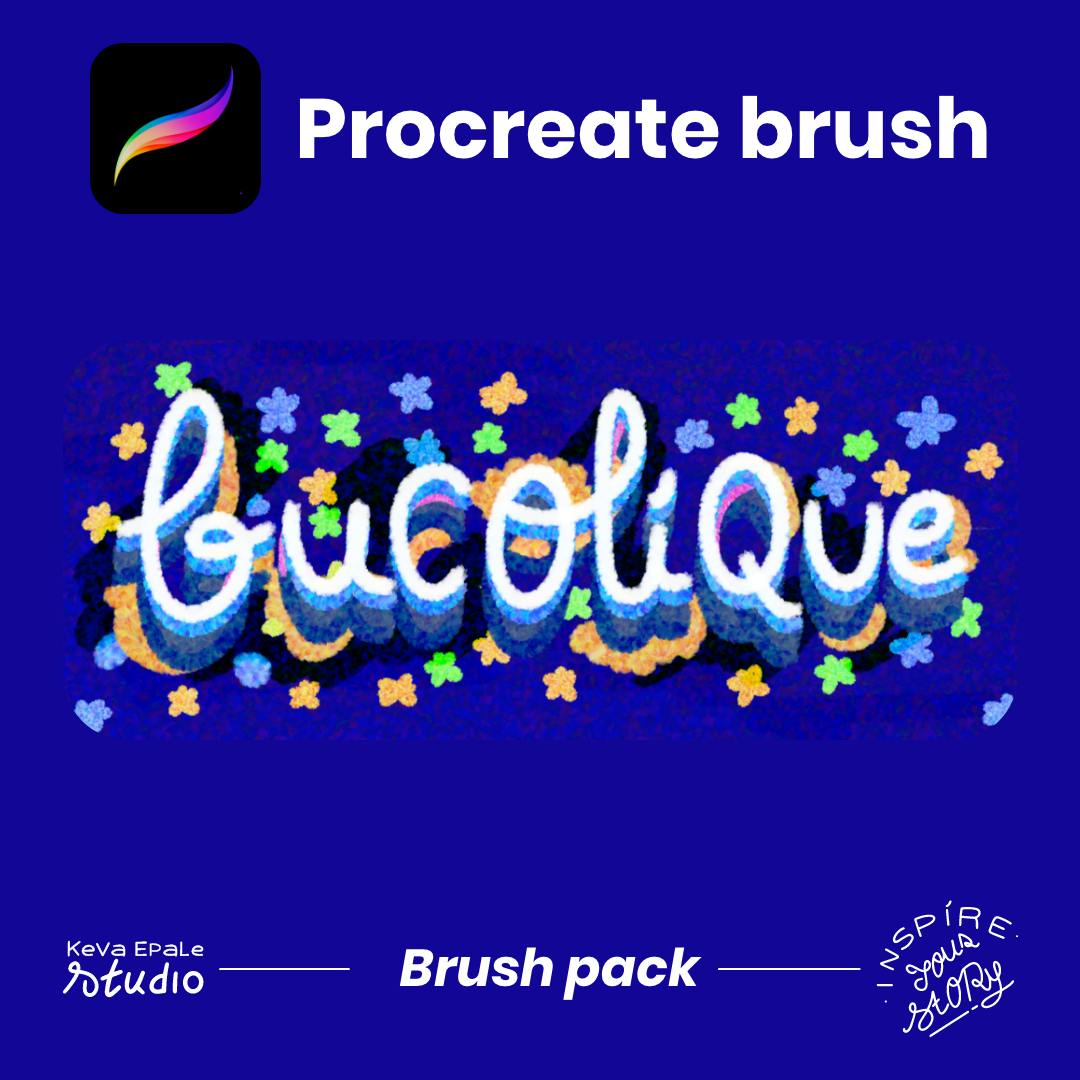Bucolique – Procreate Brush Pack (6 Brushes)