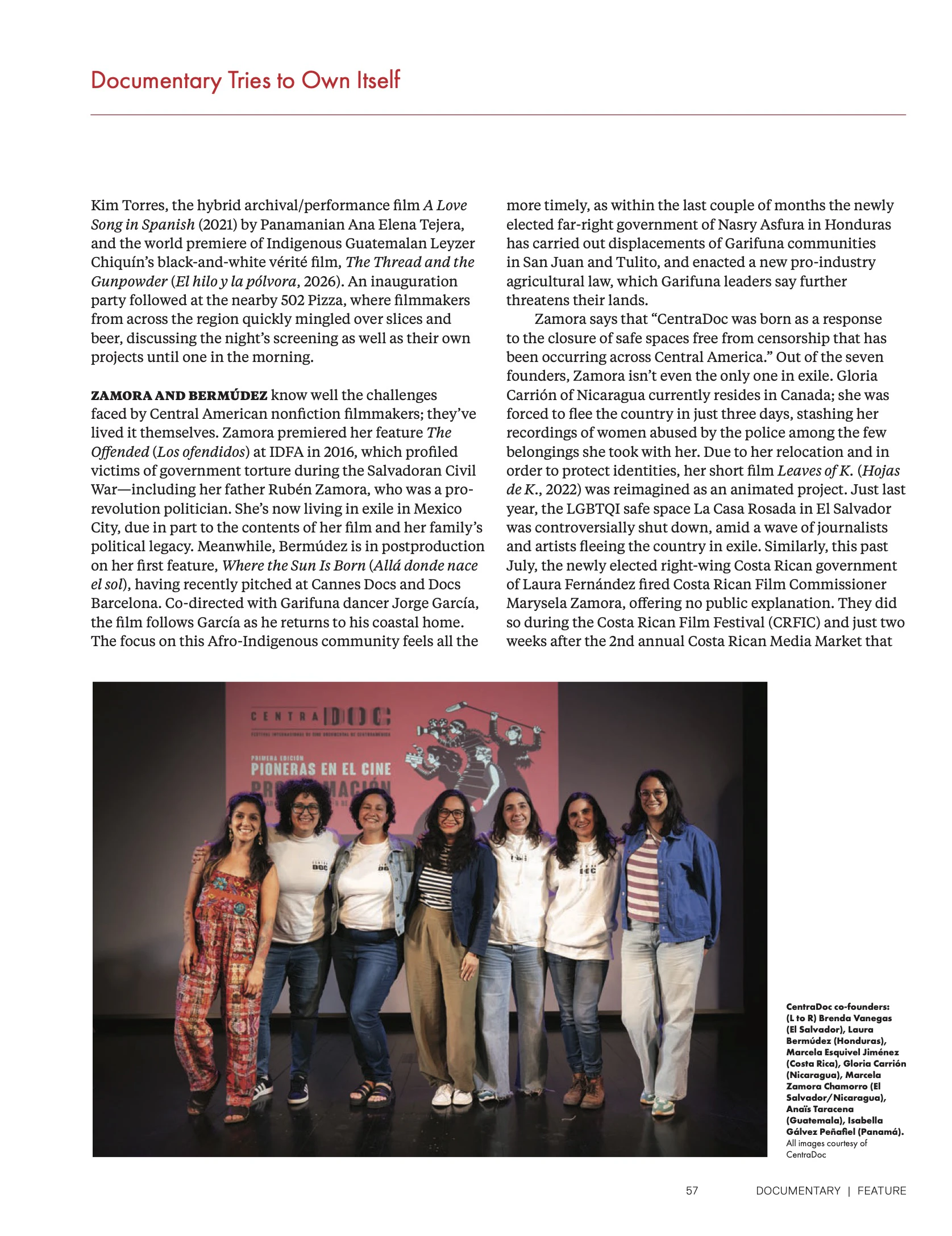 Excerpt from Daniel Larios's feature on CentraDoc