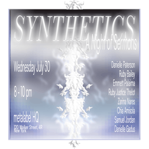 SYNTHETICS: A Night of Sermons