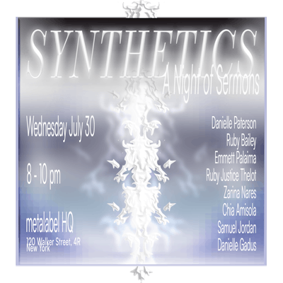SYNTHETICS: A Night of Sermons