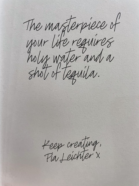 Each book will have a unique fortune cookie message and the author's signature.