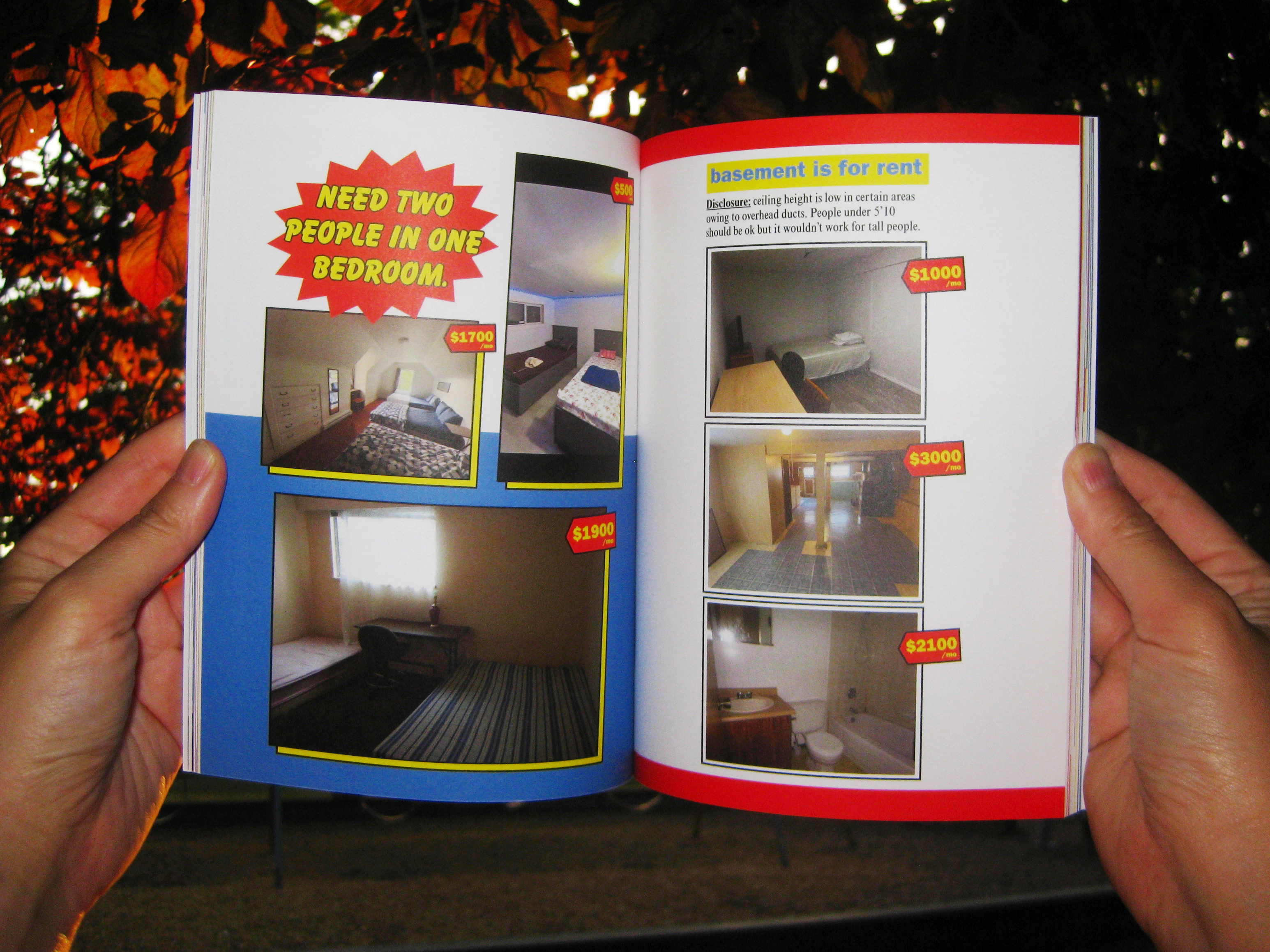 Home book sample page