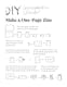 One-page Zine Folding Instructions