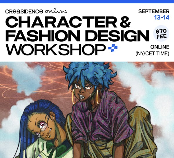 Creasidence Online Workshop Access | Character and Fashion Design