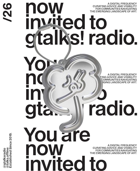 gtalks! radio Steel Wire Metal Keychain