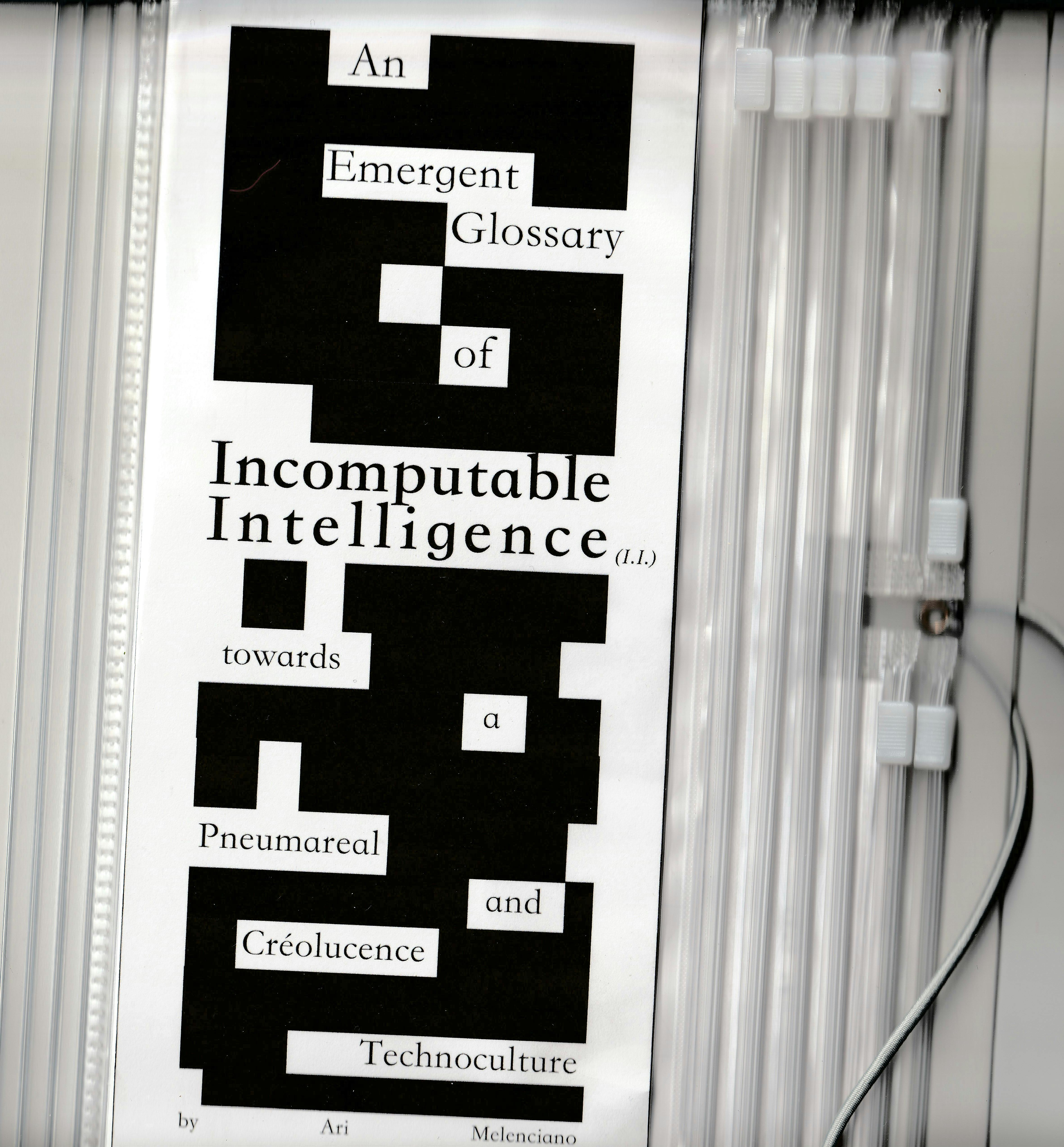 Incomputable Intelligence: A Glossary