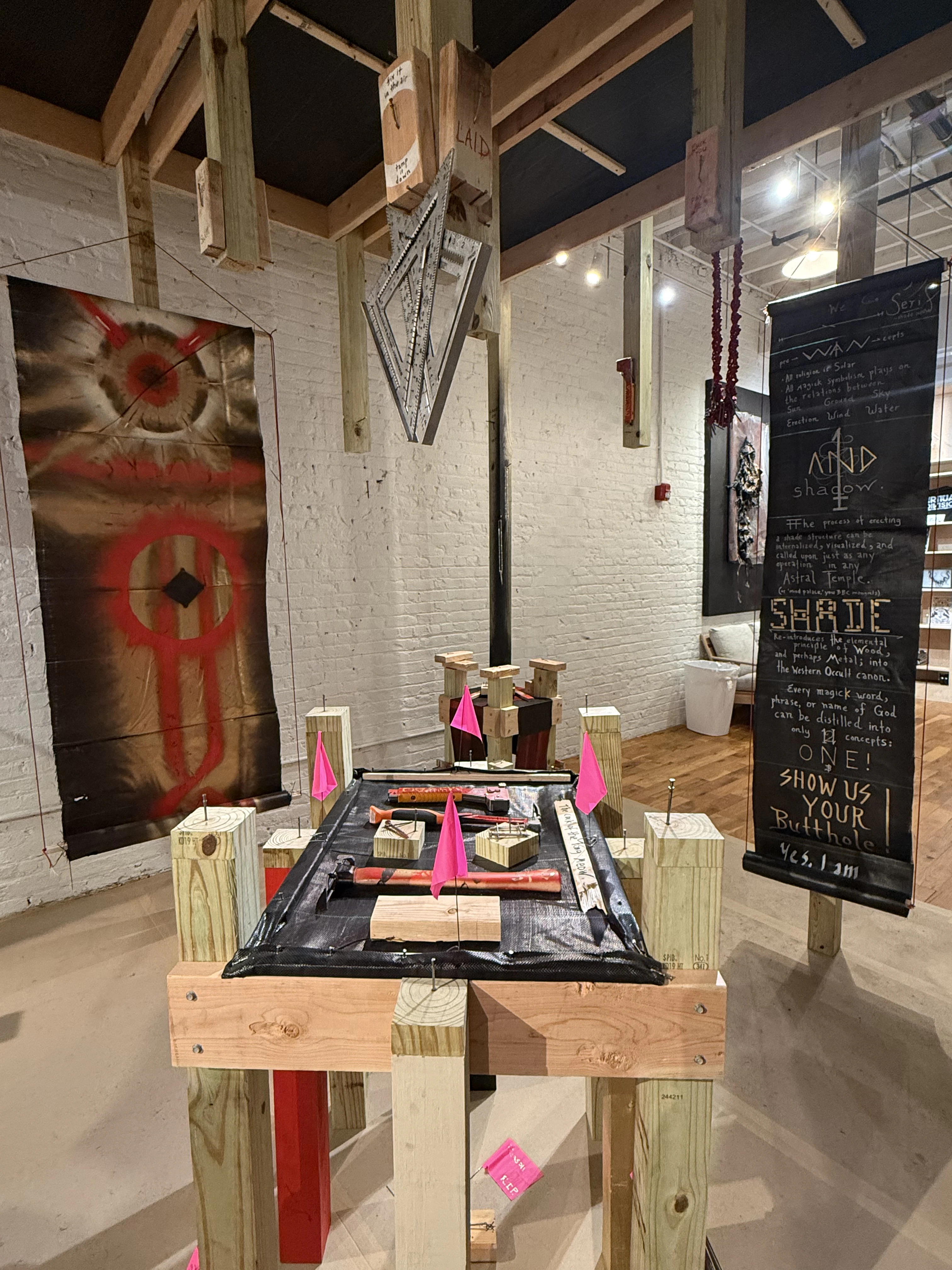 Installation view, "Shenclave Actual" by Ian Henderson in the exhibition "As Above, So Below" at The Ritual Division, June-August 2026