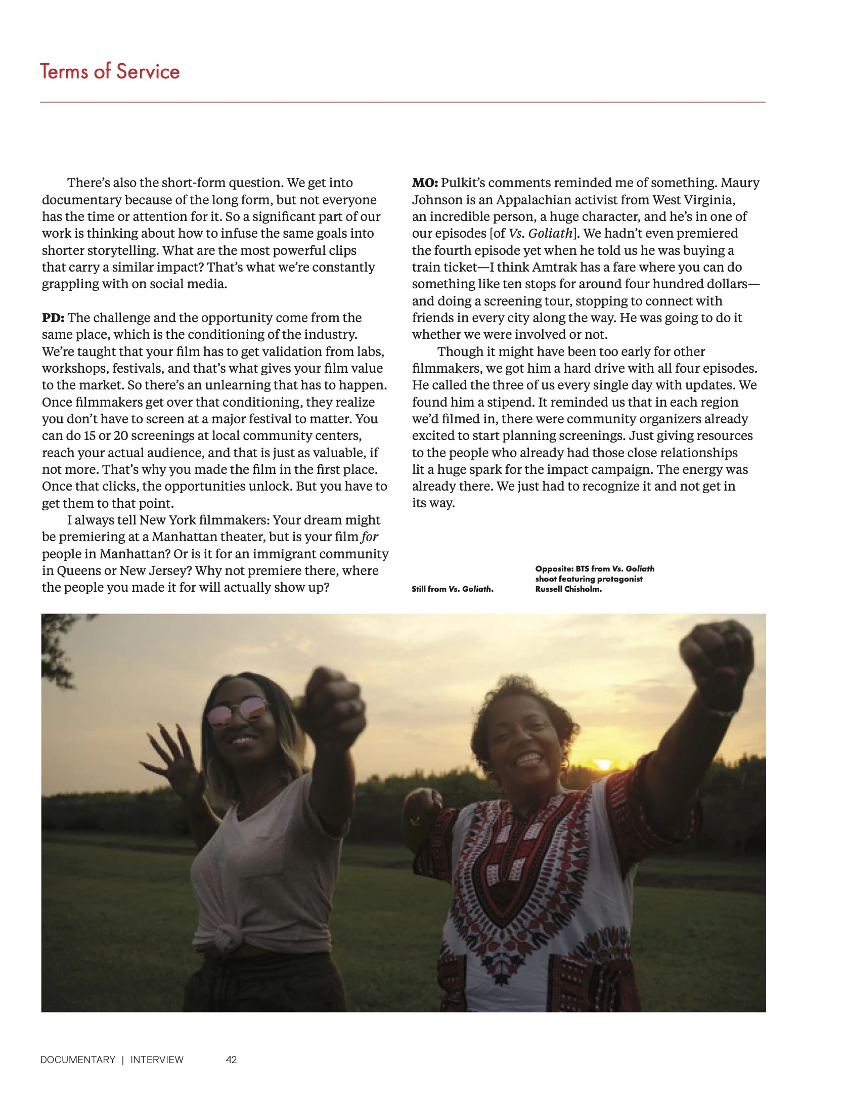 Excerpt from Abby Sun‘s interview with three members of Tikkun Olam Productions