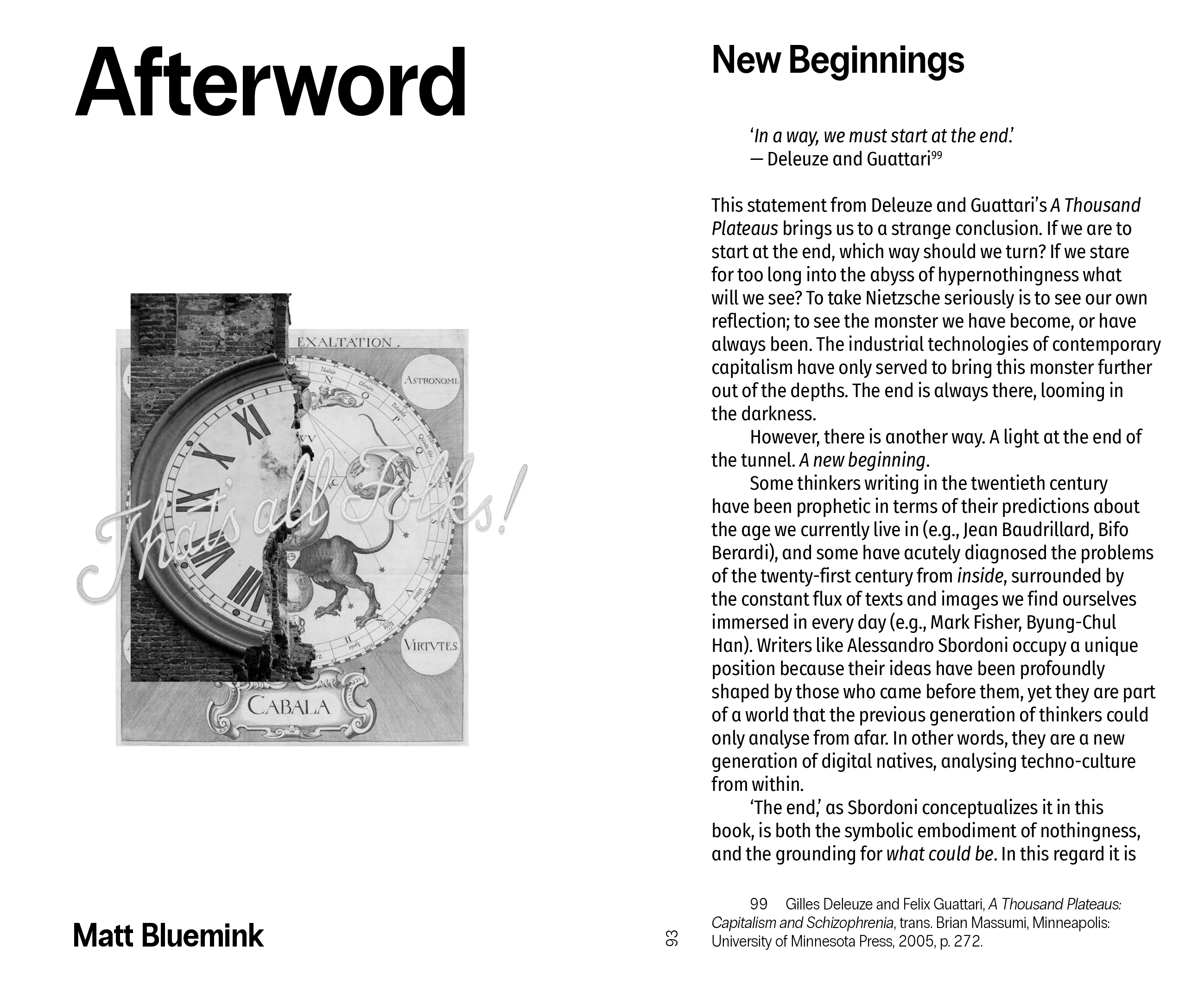 Spread export (1) from Semiotics of the End
