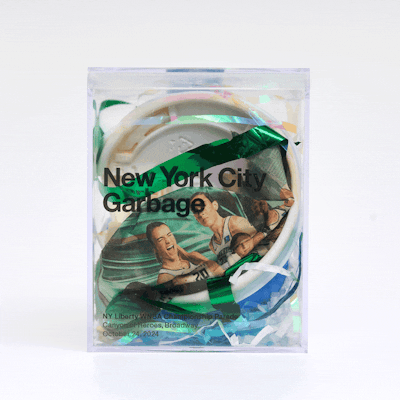 Limited Edition NY Liberty Championship Parade Garbage