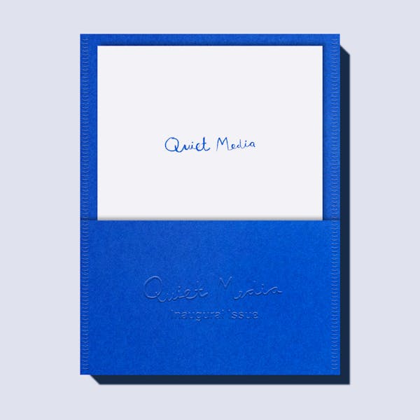 Quiet Media Inaugural Edition 