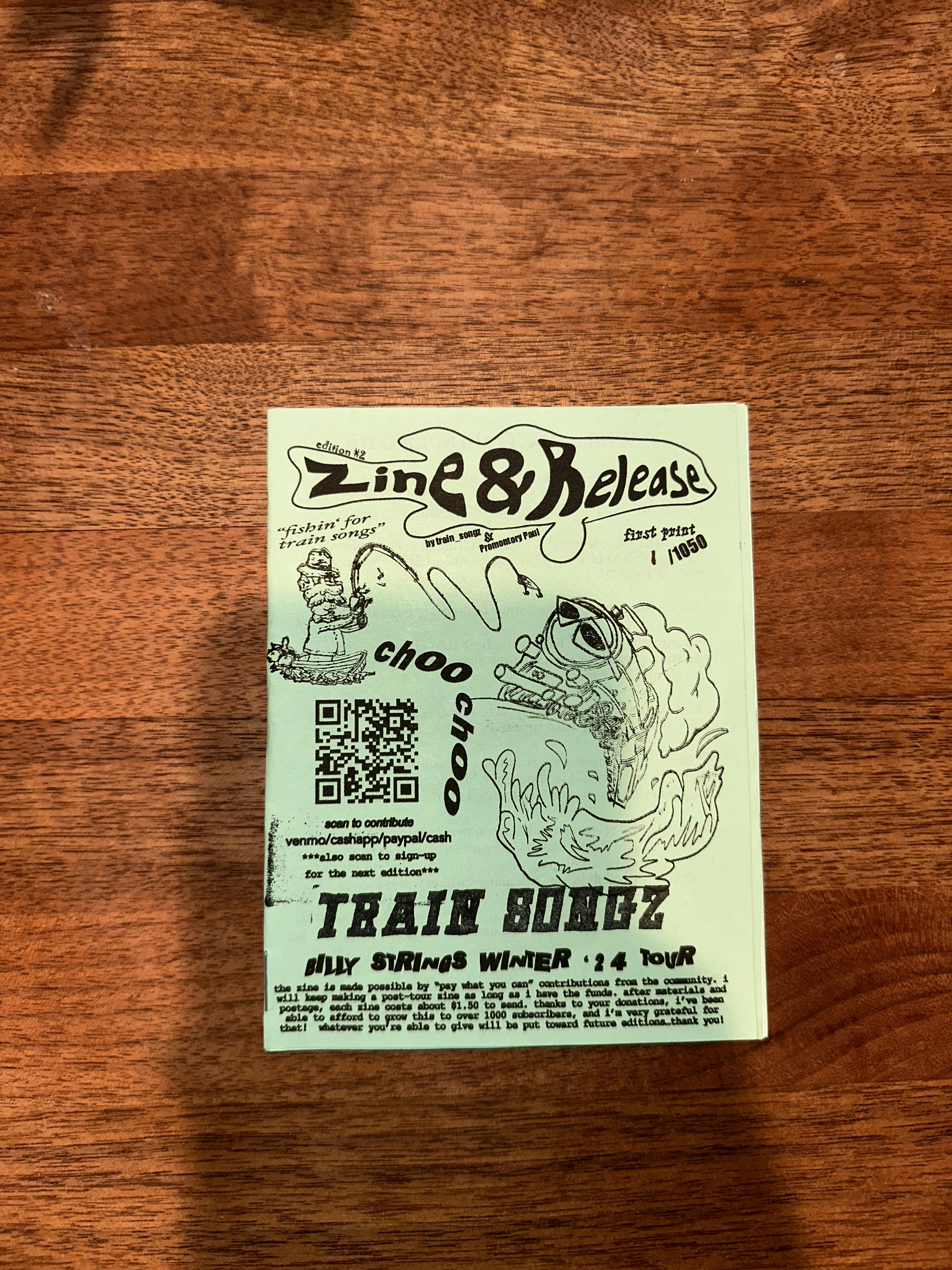 The cover page of the second issue of Train Songz.