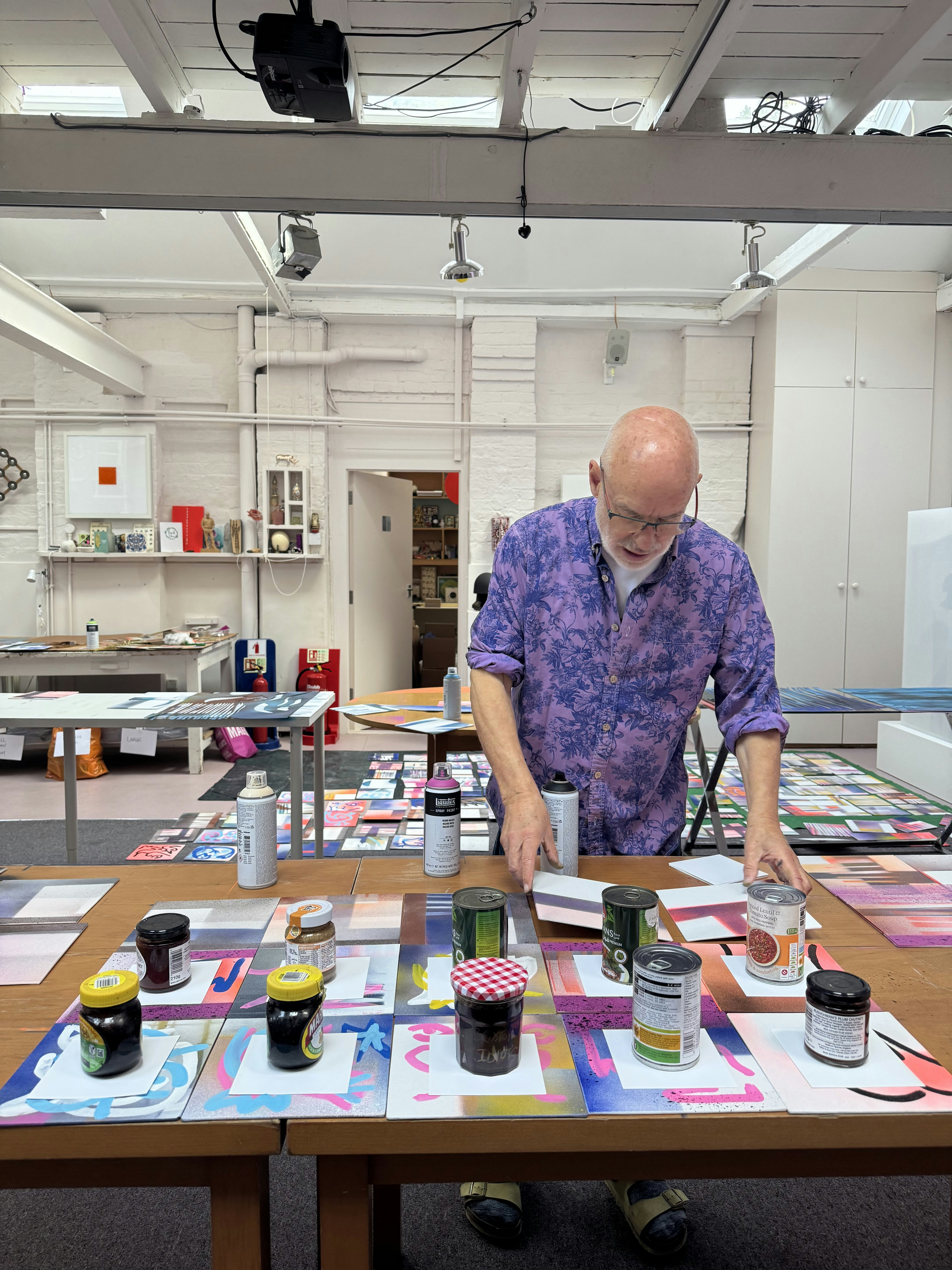 Photo by Vanessa Peterson taken in Eno’s studio 