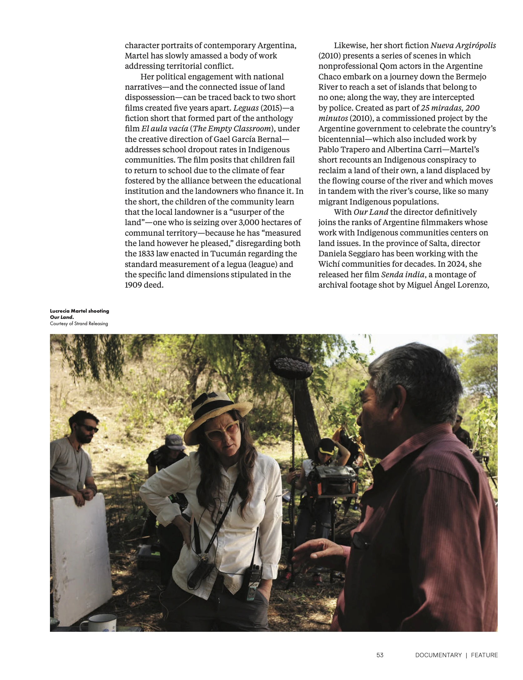 Excerpt from Leila Gómez‘s feature essay on Lucrecia Martel‘s Our Land