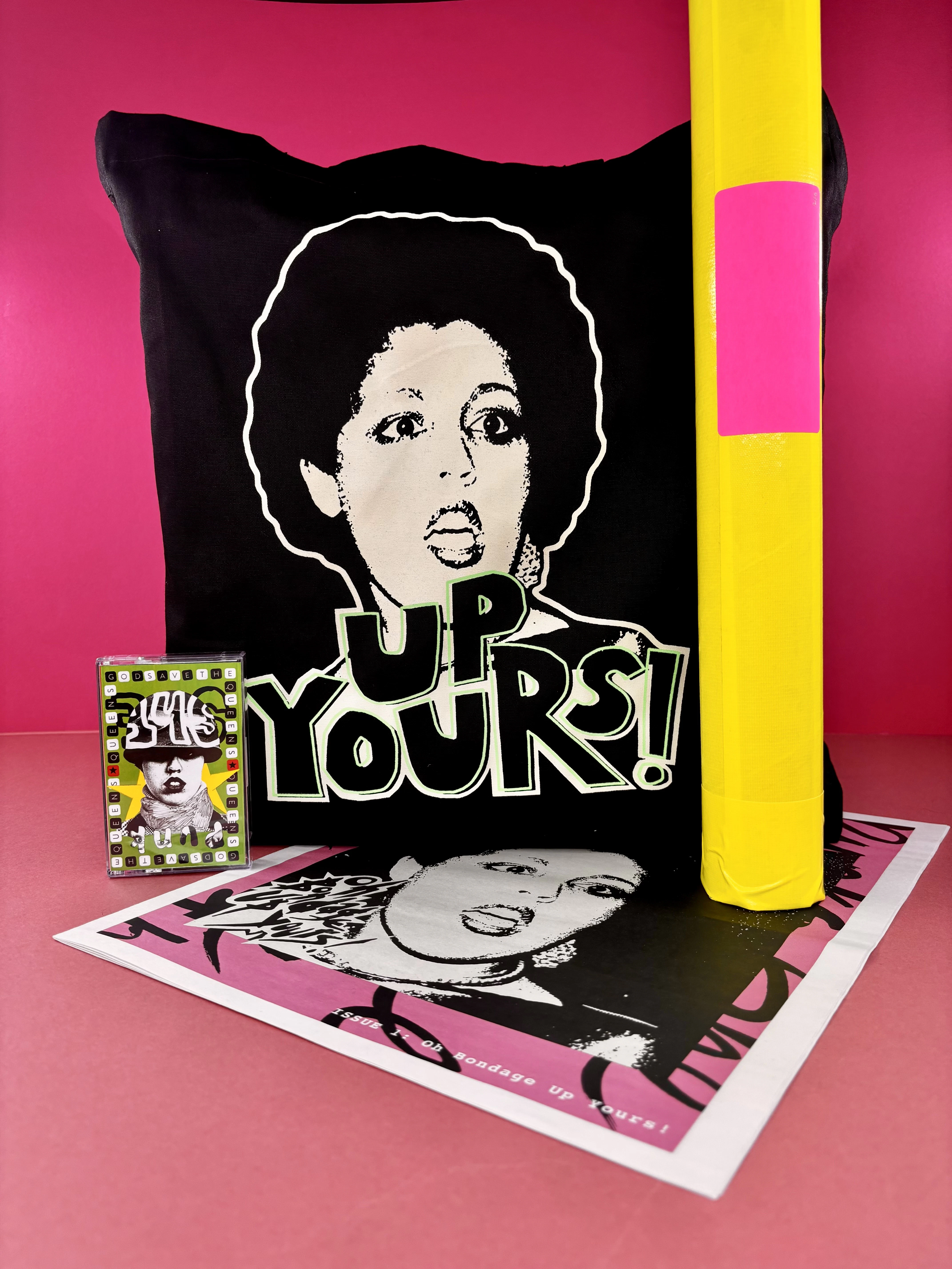Tote Bag, Original Poster, Printed Zine, Cassette Tape USB