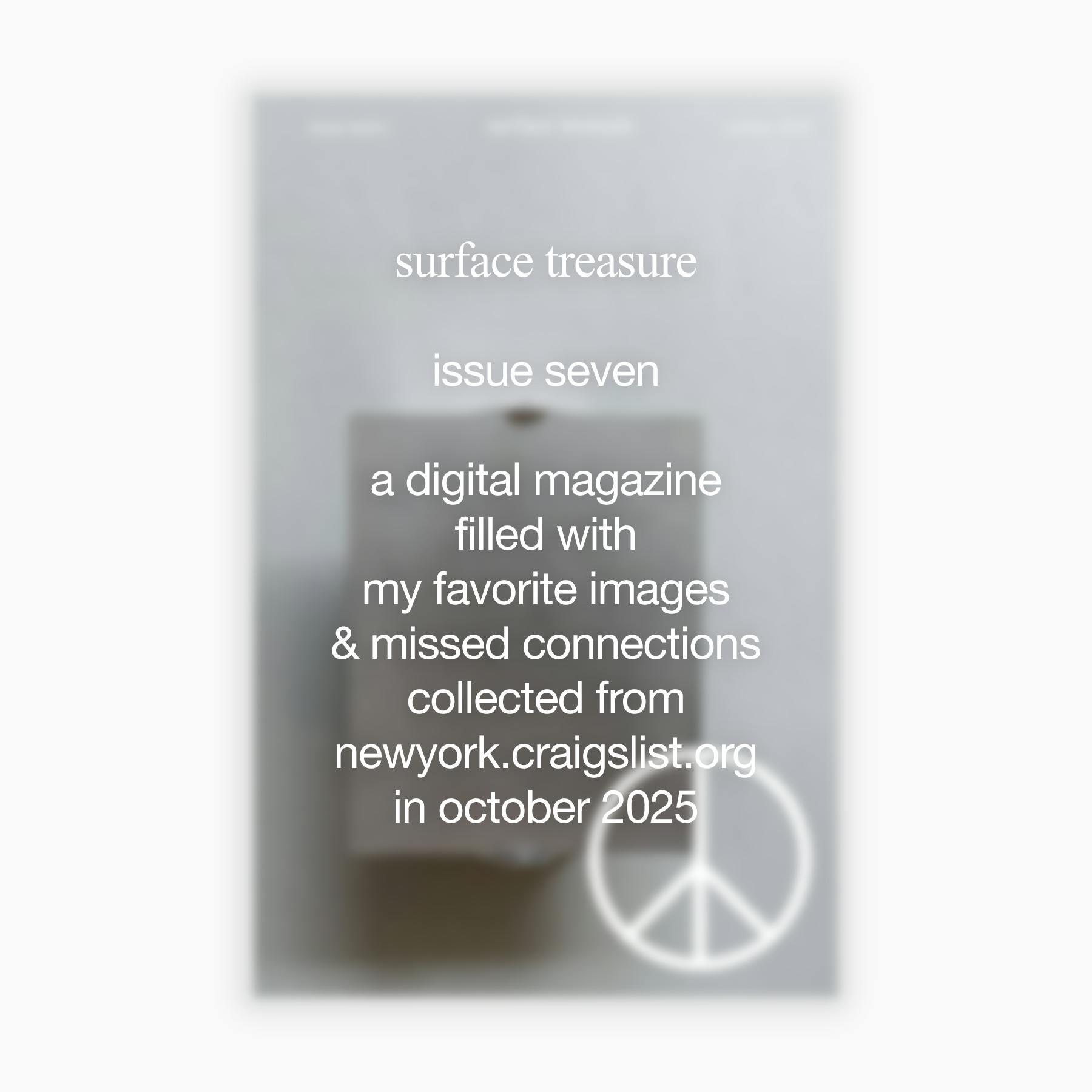 surface treasure - issue seven