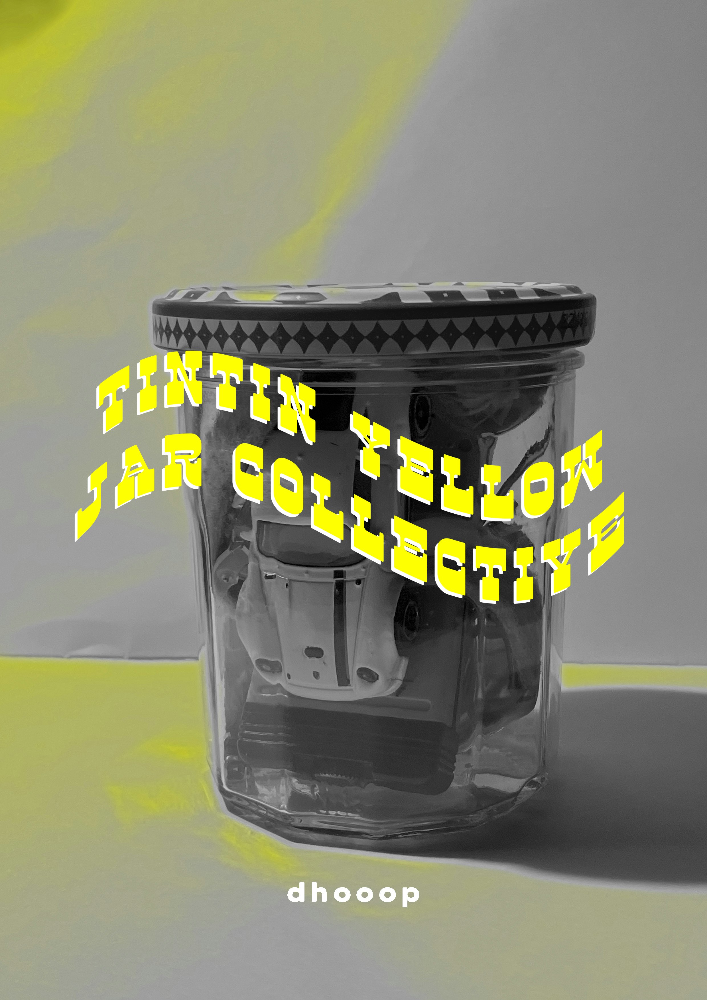 This is an example Jar of Tintin pin with all objects in yellow and white, hence the name of the car - Tintin Yellow