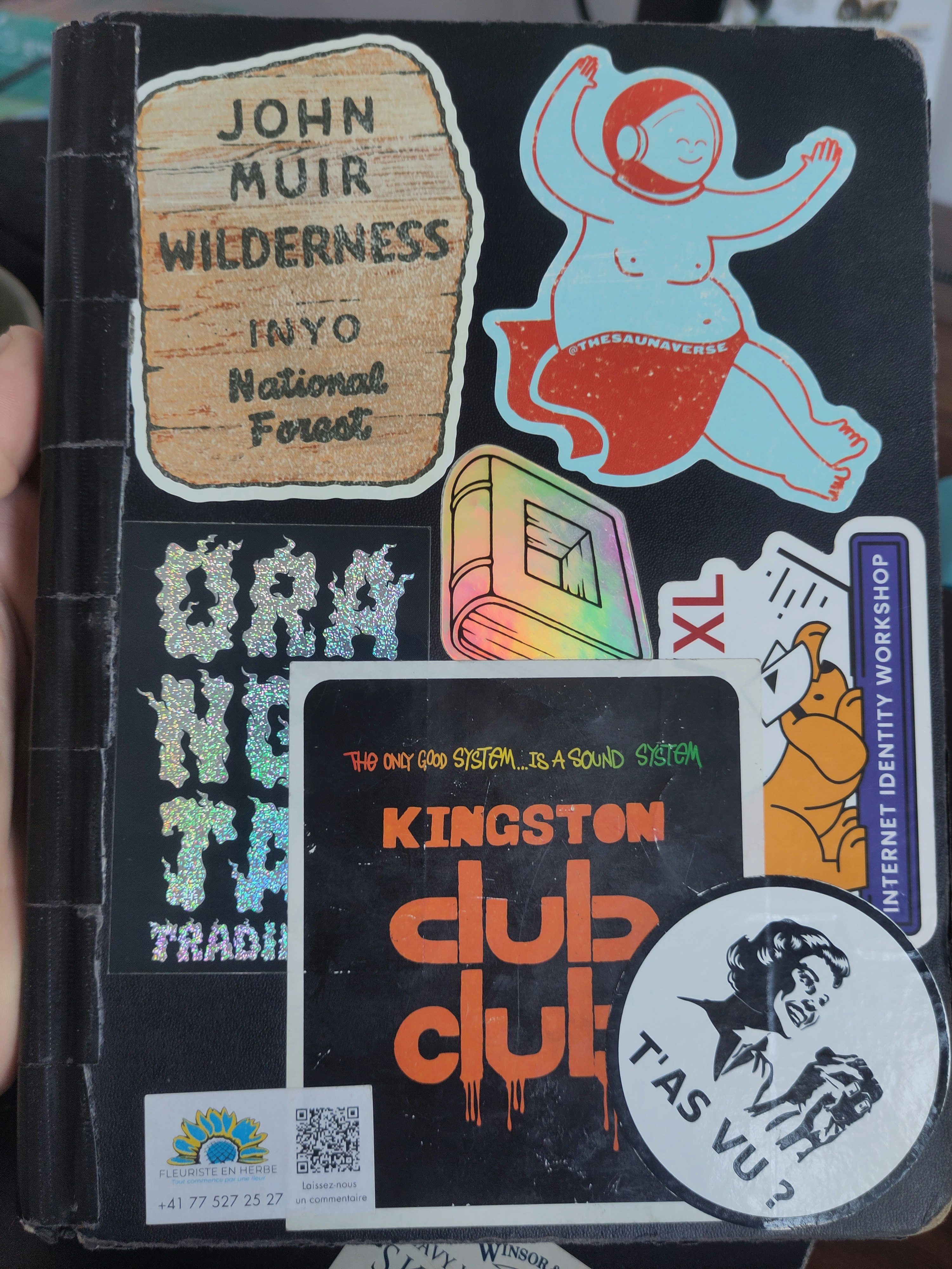 Notebook containing anomalous thought forms including the original ATF 001
