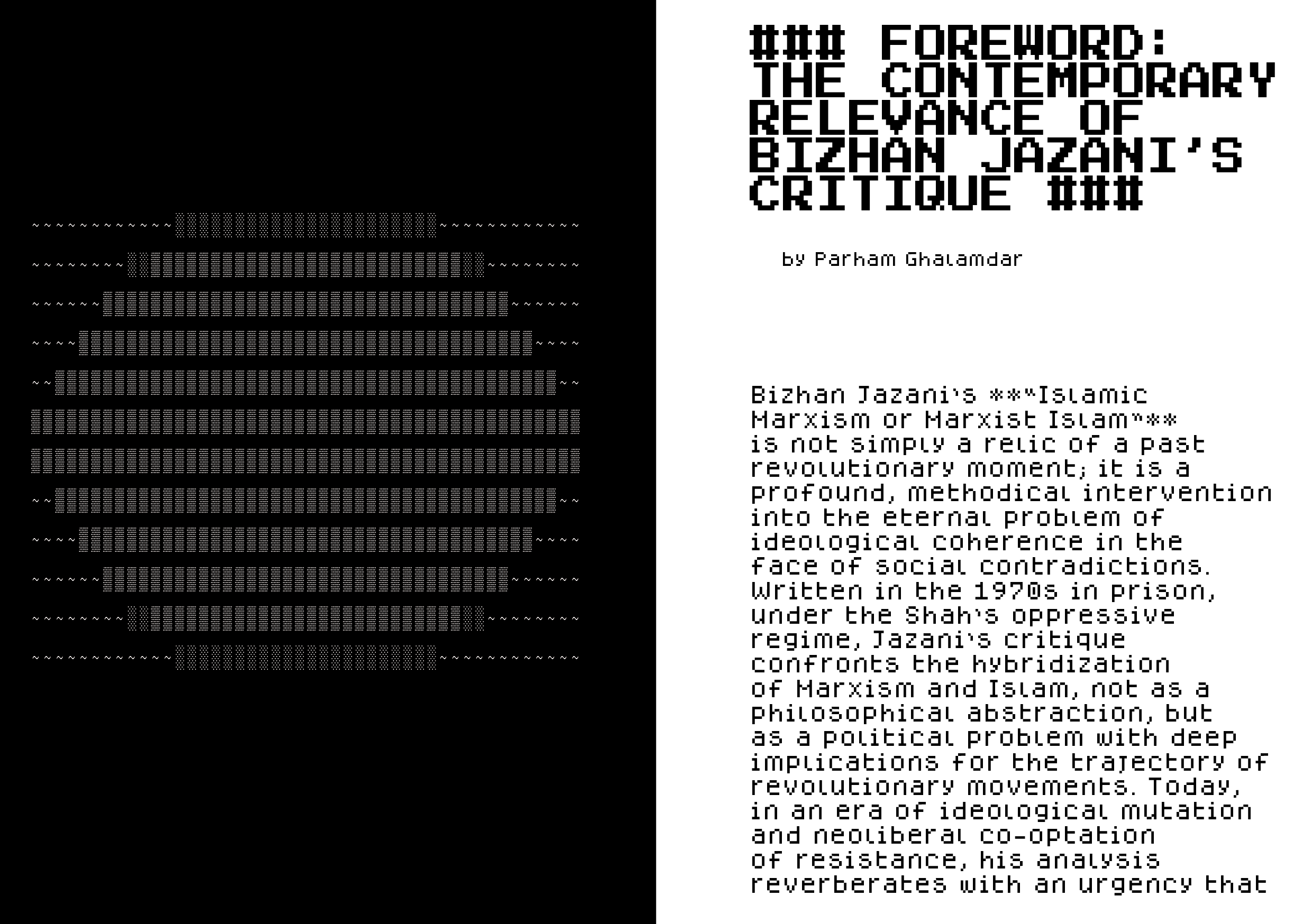 Foreword export from SIAHKAL 2.0