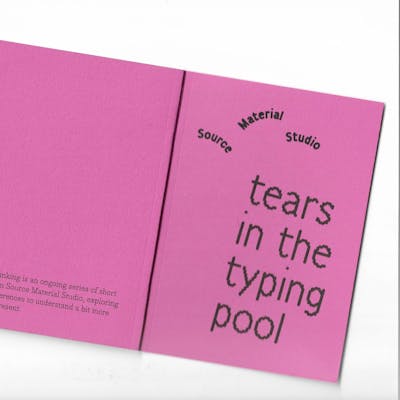 Tears in the Typing Pool