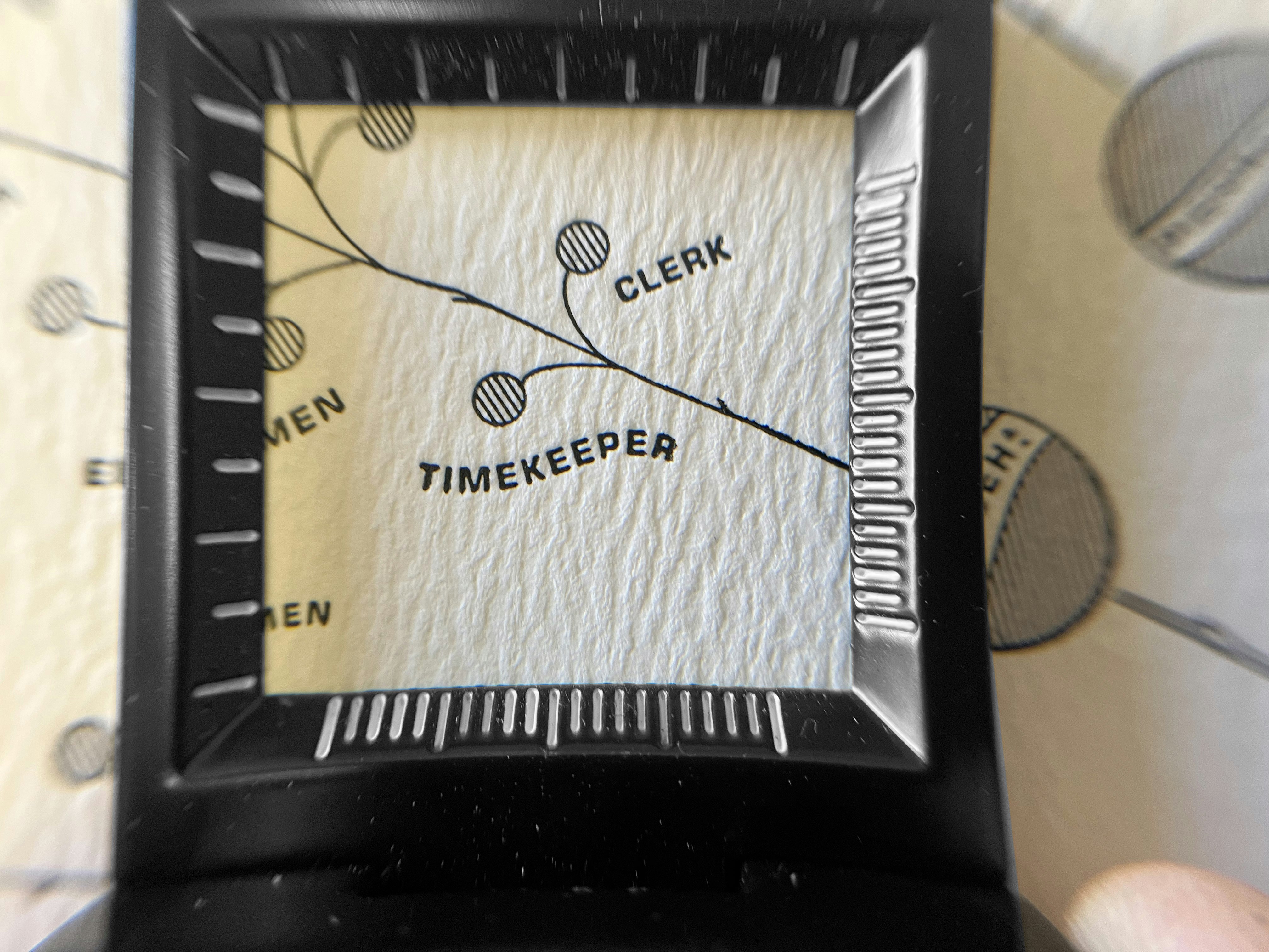 Detail from the Roots of Trust Limited Edition Letterpress print