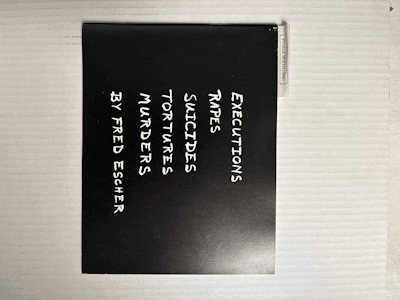 The Artists' Books of Fred Escher