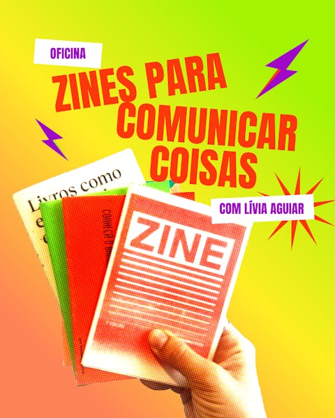 ZINES DE MARCA __ transforme seu conteúdo digital em uma publicação de 8 páginas + cartaz