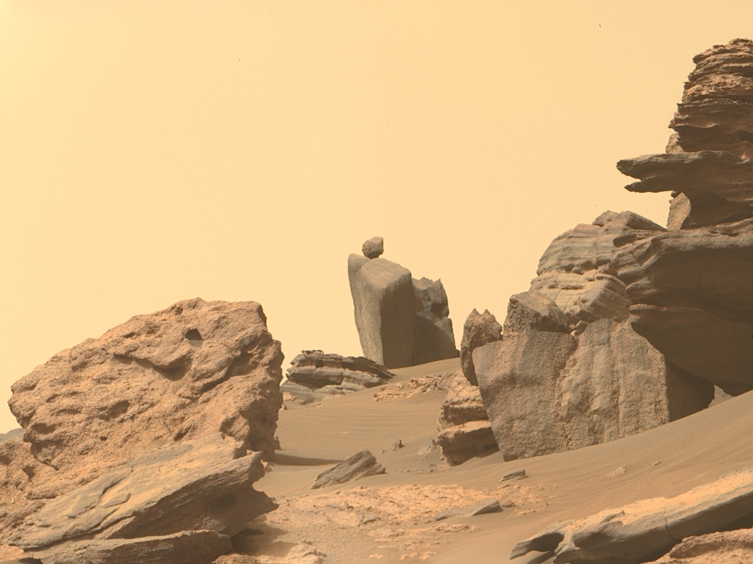 A Balancing Act On Mars