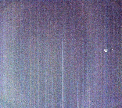 Phobos and Earth as seen from the surface of Mars by NASA's Curiosity Rover