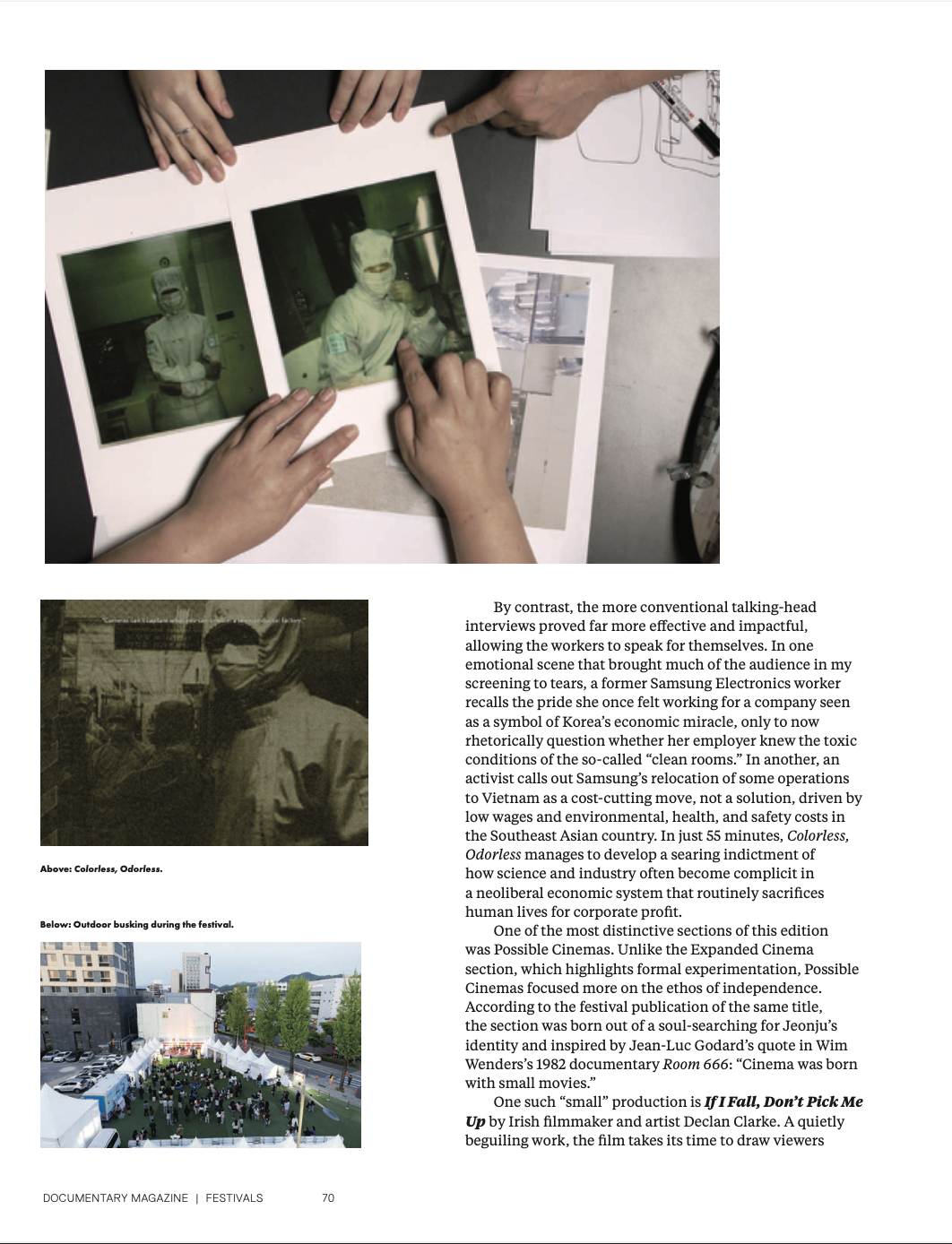 Excerpt from Amarsanaa Battulga's dispatch from Jeonju.