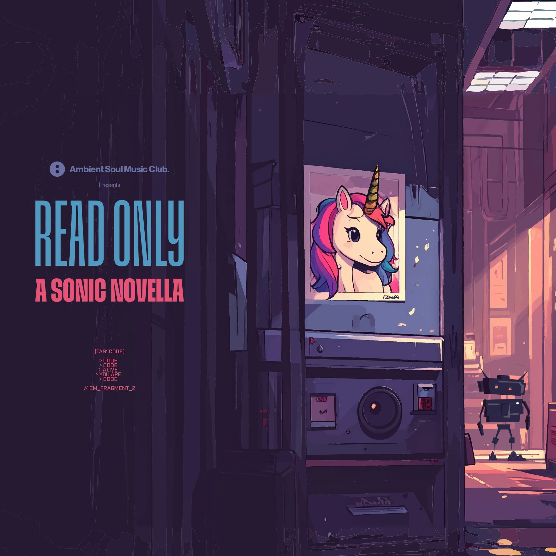 Cover of 'Read Only. A Sonic Novella' by Ambient Soul Music Club.