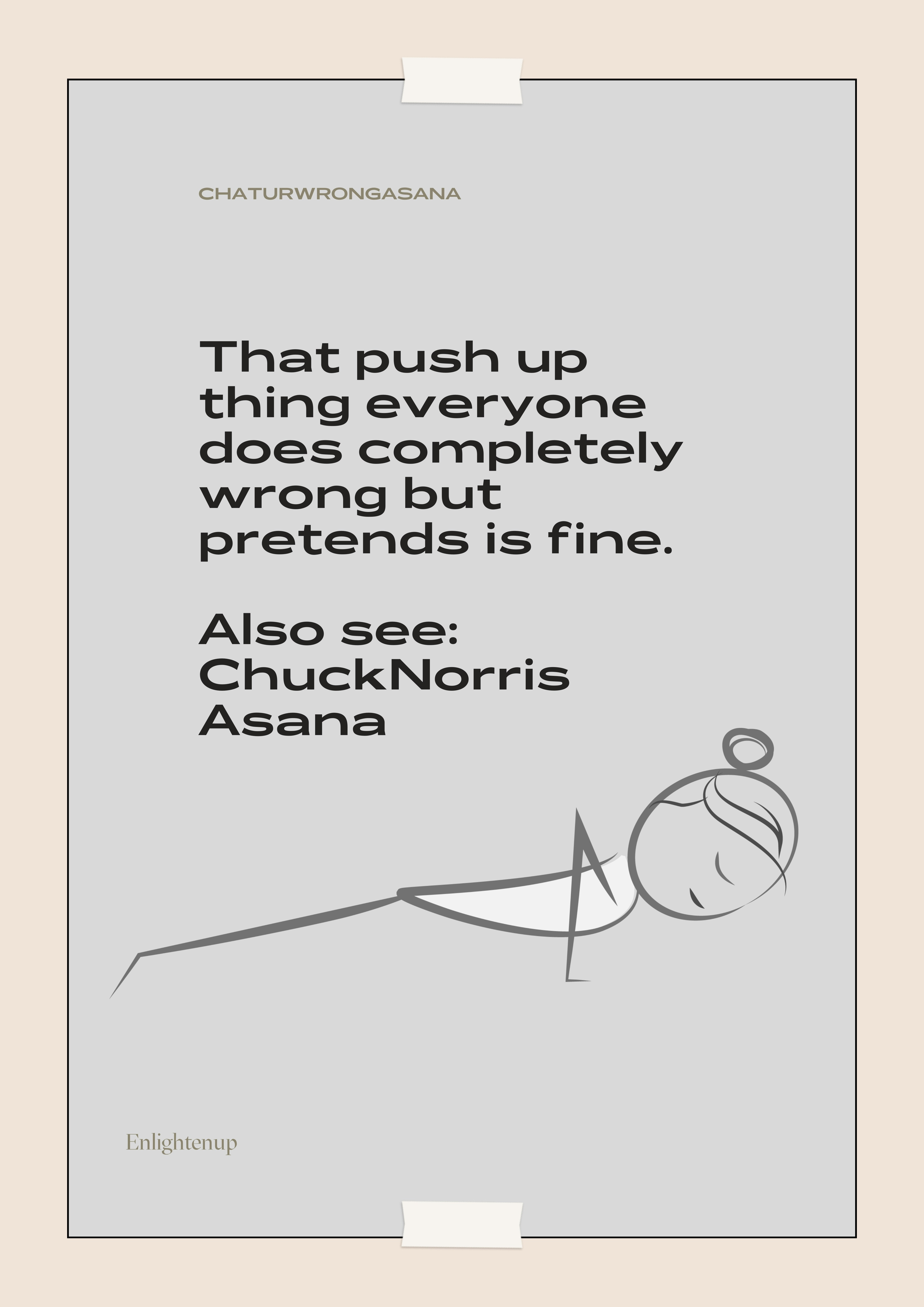 from the book - a new glossary of 26 yoga poses and terms for beginners, believers and the curious but not yet convinced