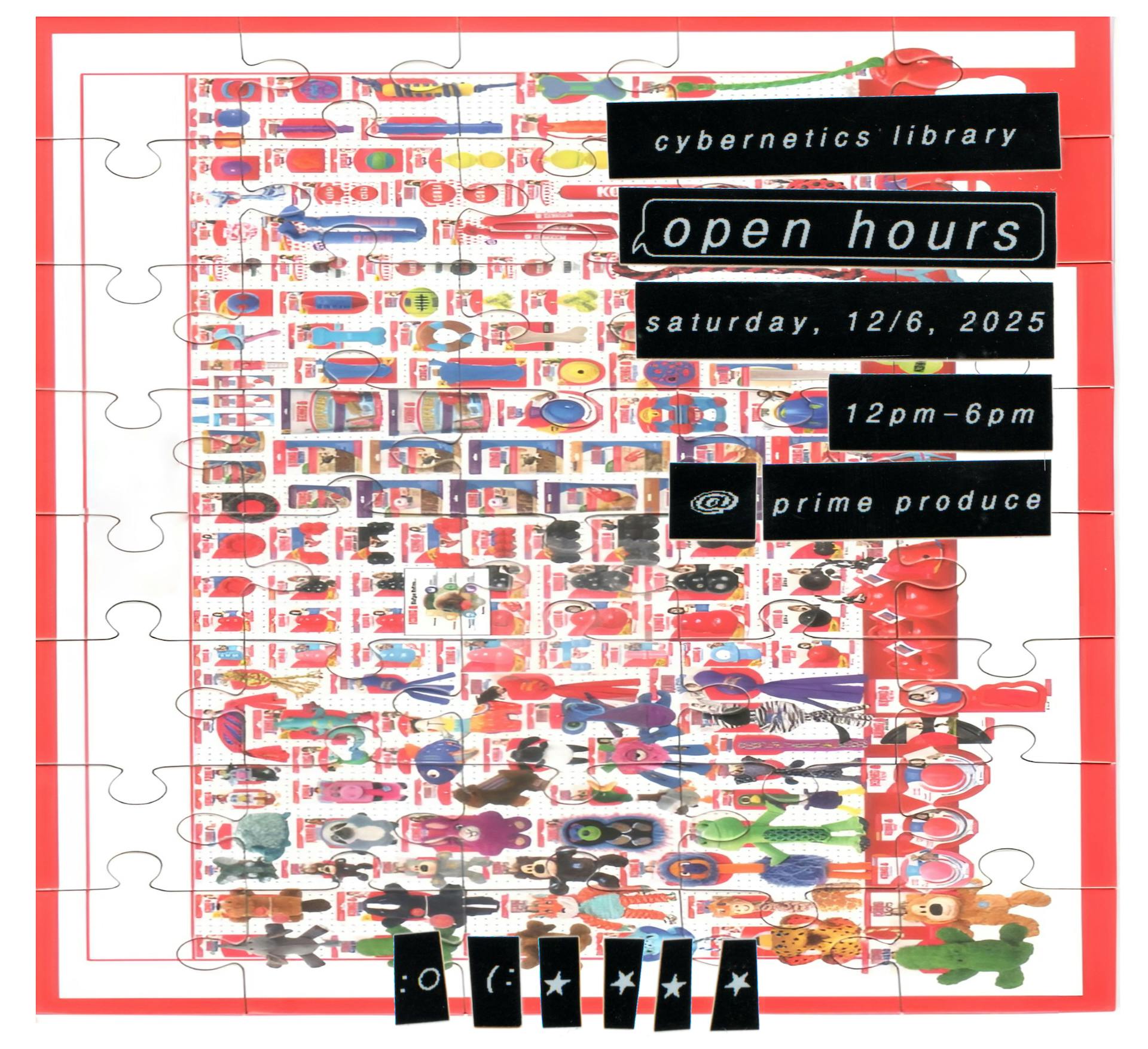Open Hours @ the Cybernetics Library