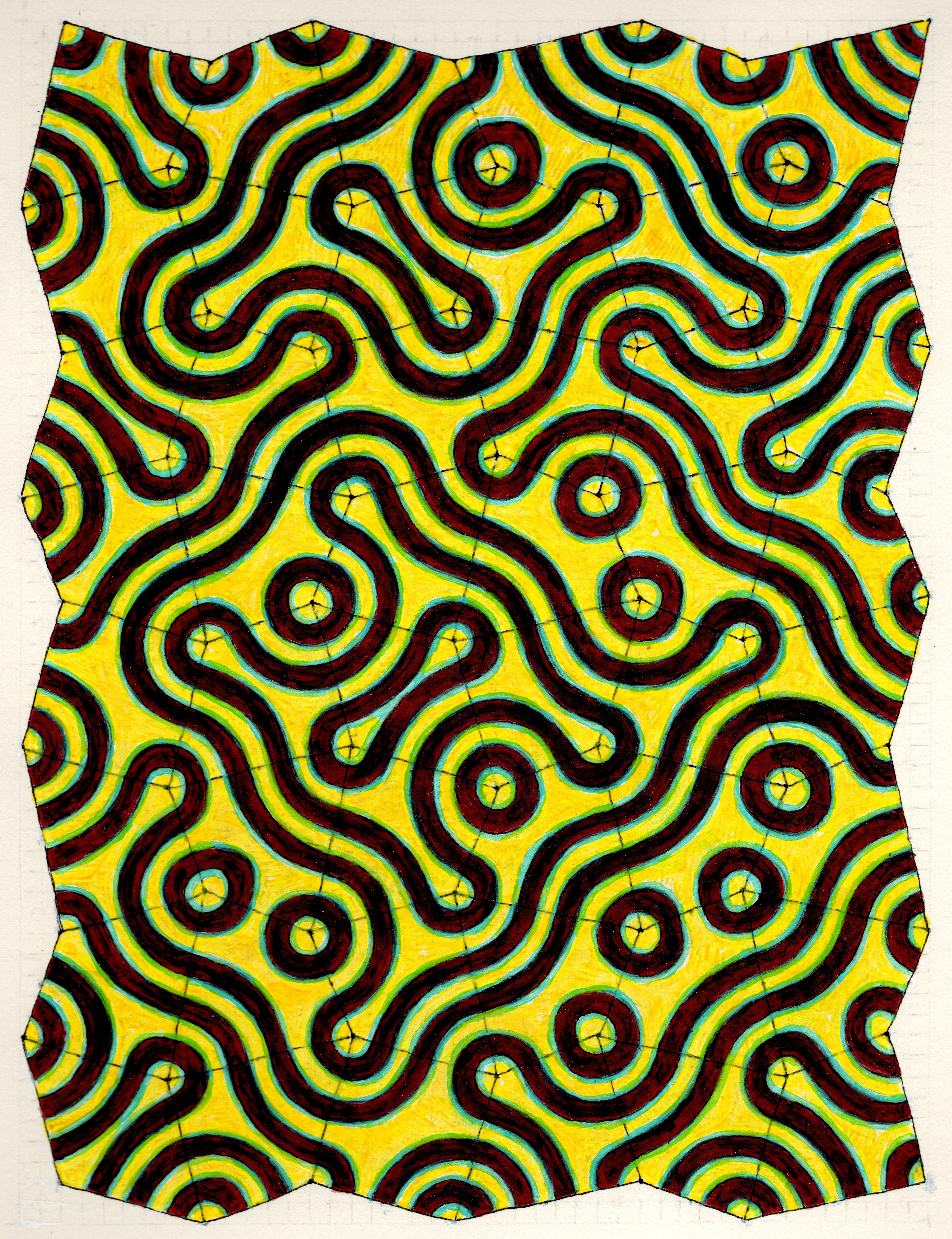 Manifold Series- Welk, Ink and Acrylic on Paper, 2026