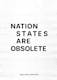 Nation States are Obsolete [zine]