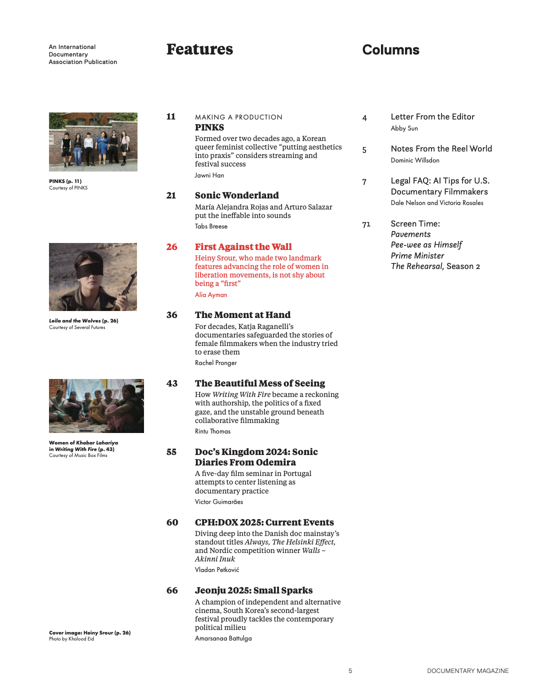 Table of Contents