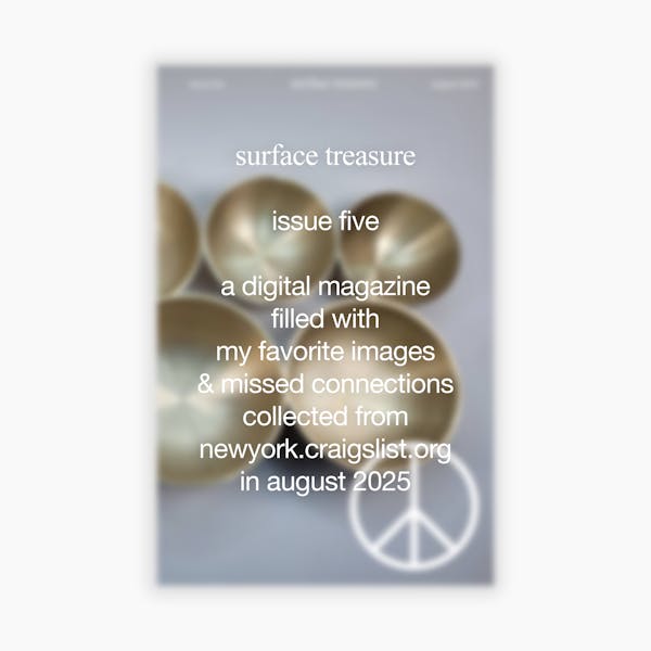 surface treasure - issue five
