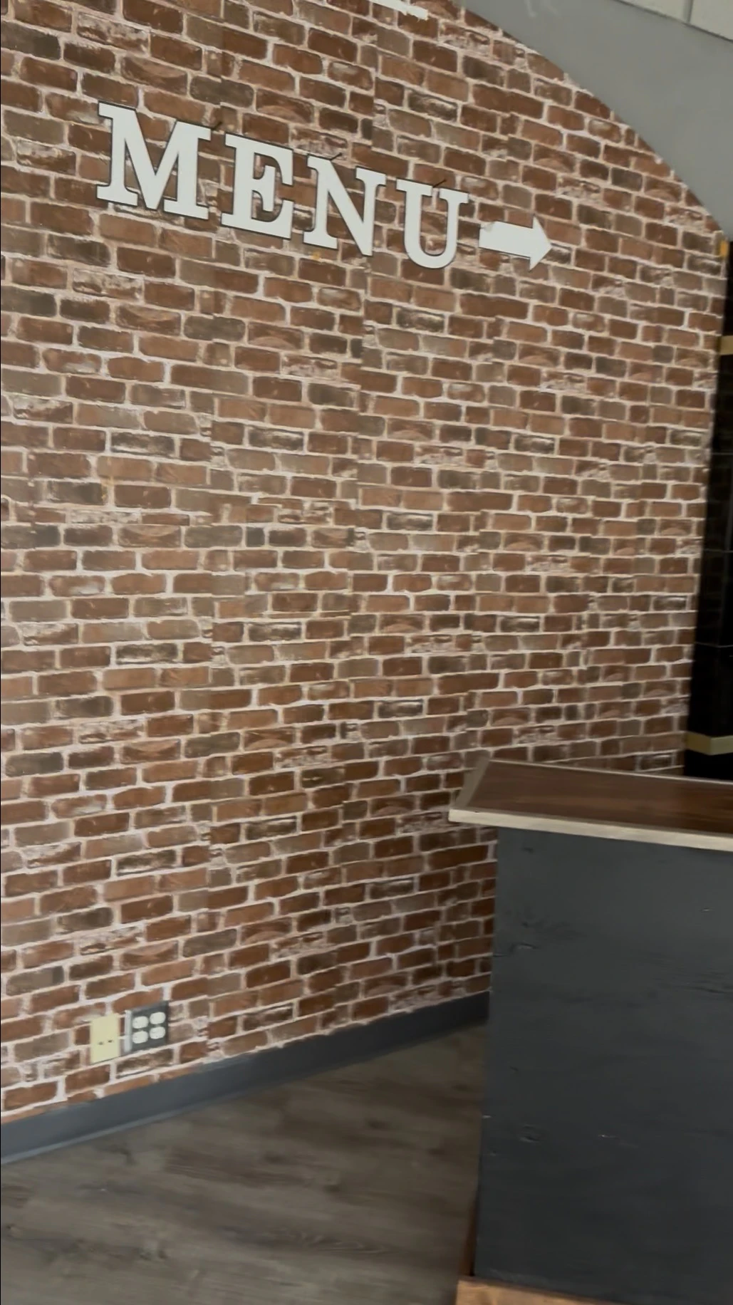 I took a tour around River Valley Mall to see the smallest available spaces and fell in love with this one. It shares a wall with a hot topic and allows me to have a content menu.