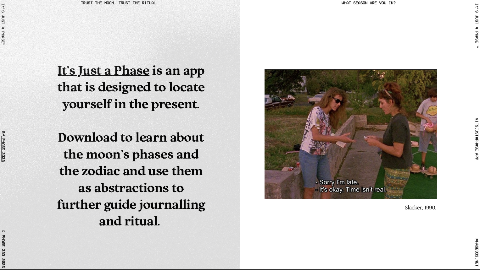 About It's Just a Phase