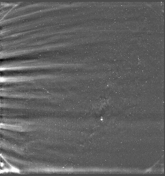 Earth and the Milky Way as seen by NASA's Parker Solar Probe