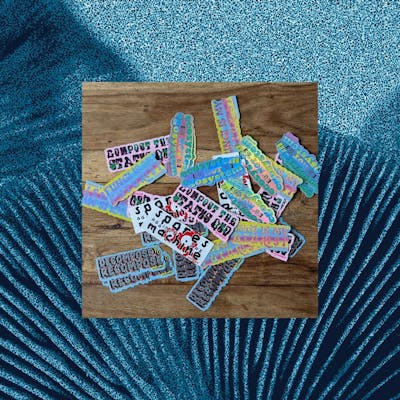 Stickers for symbiotic futures