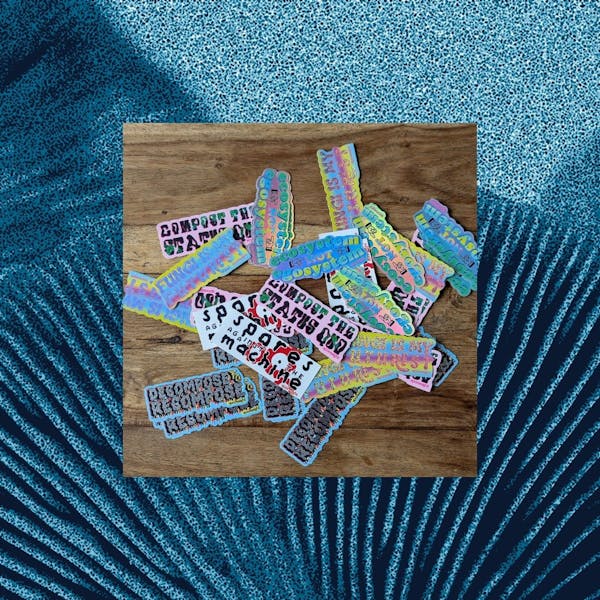 Stickers for symbiotic futures