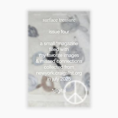 surface treasure - issue four