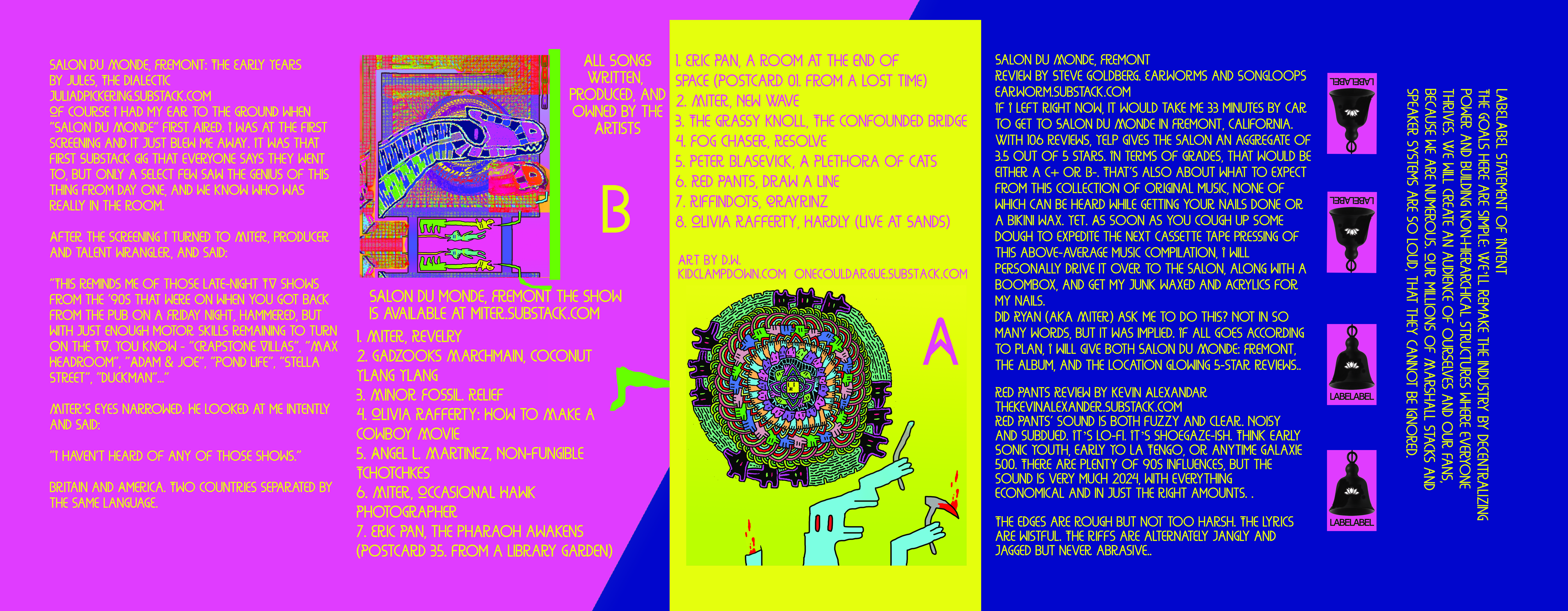 Back side of the cassette insert