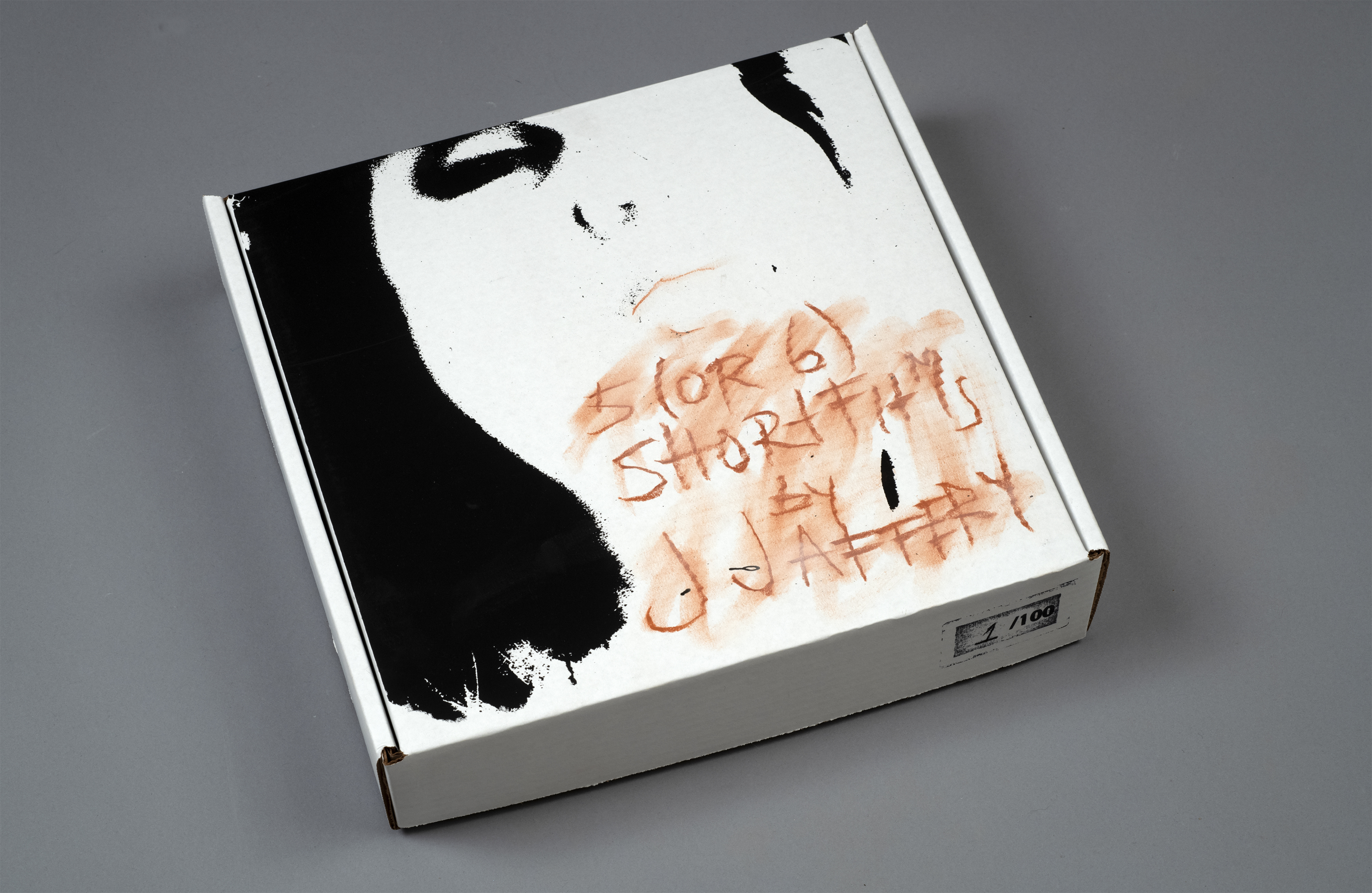 "5 (or 6) Short Films" comes in a handmade, silkscreened, fiberglass-lined box.