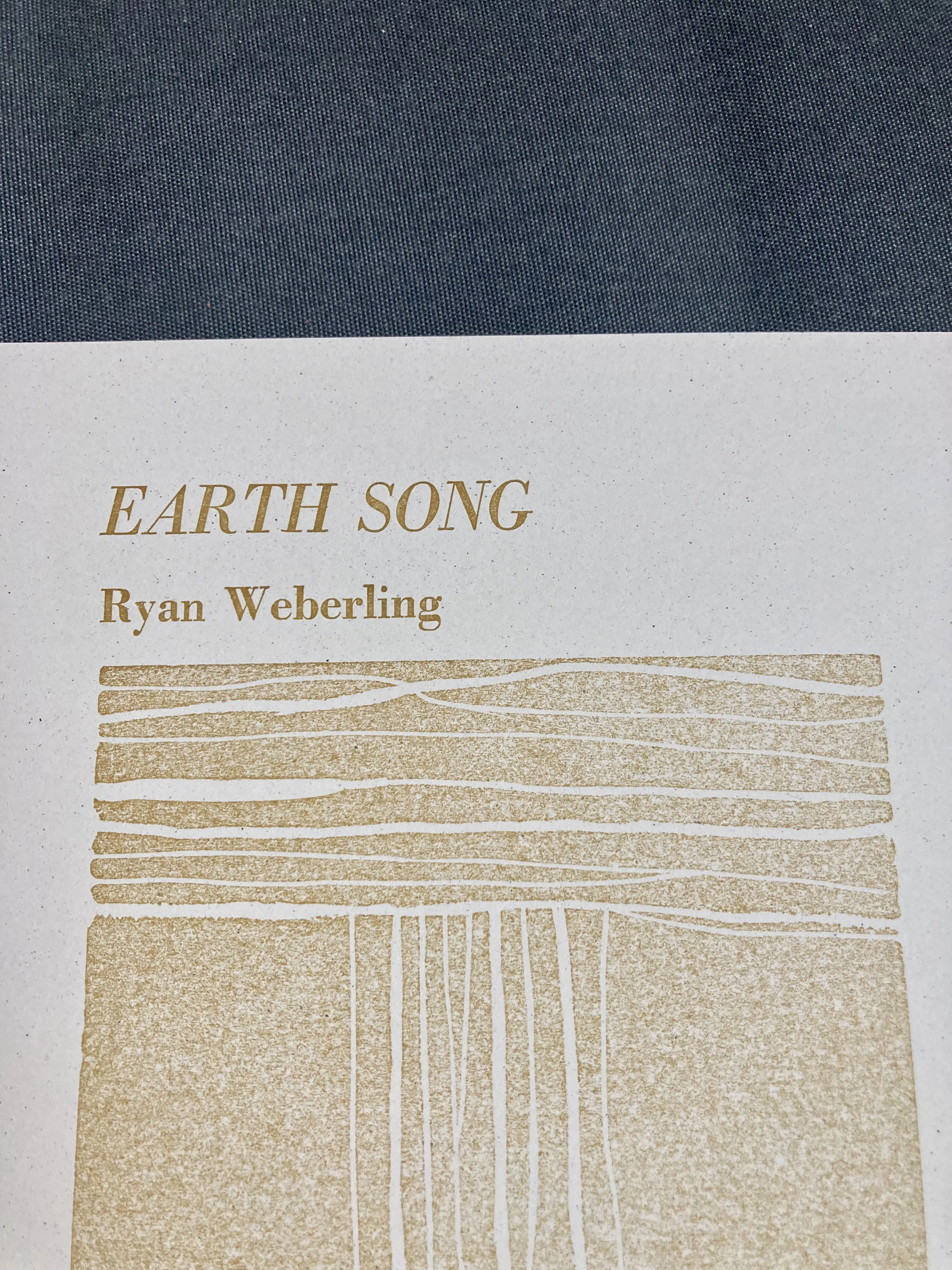 Title and linocut print.